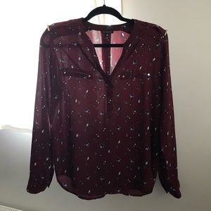 Dynamite Printed Blouse